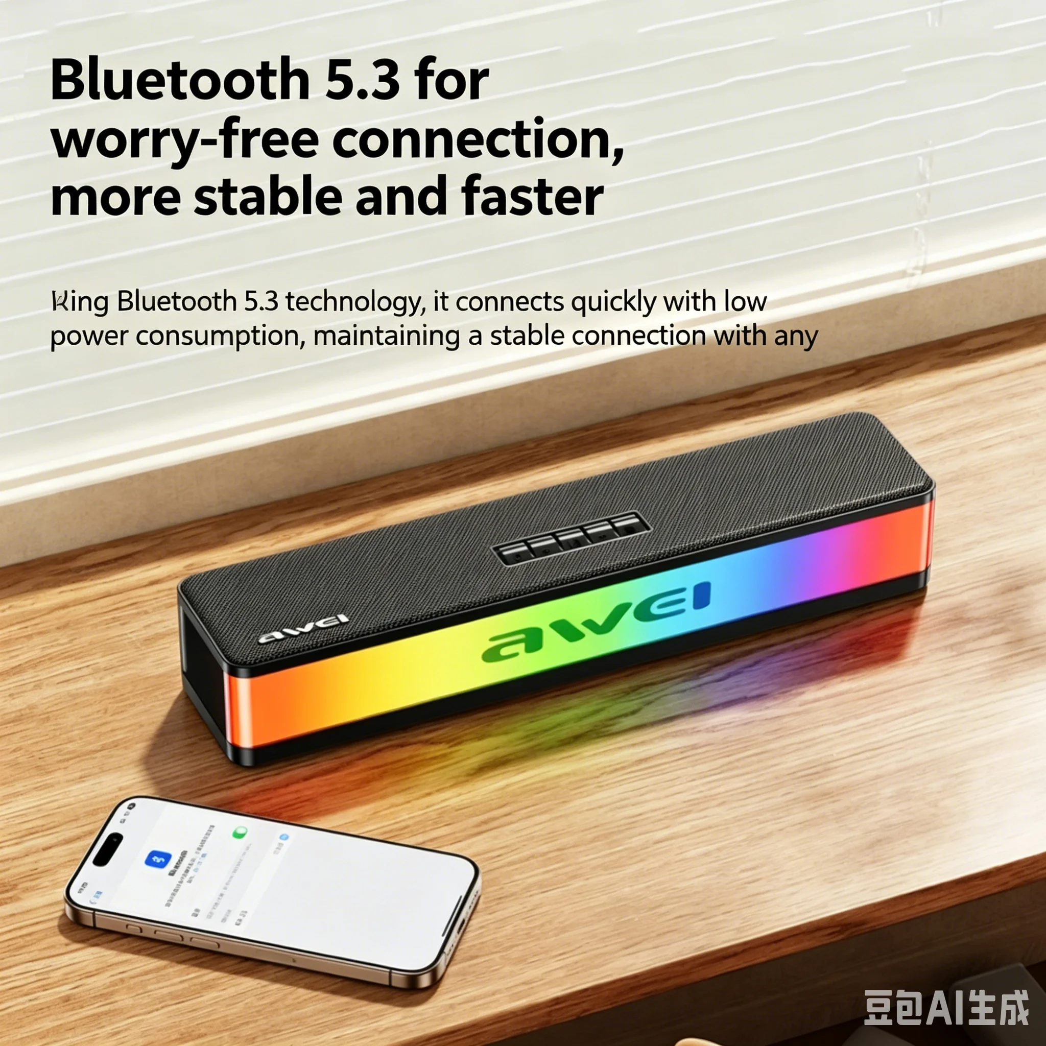 Speaker Bluetooth RGB Soundbar - Rgb Computer Soundbar For Pc ulasan dan harga
