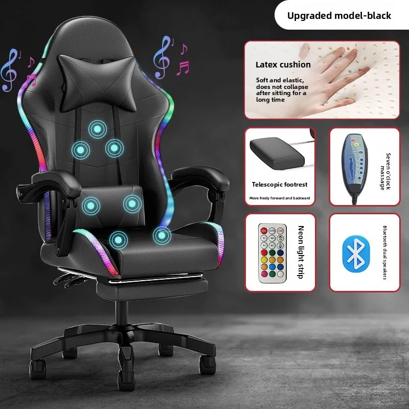 Kursi Gaming dengan Lampu, Spe - Speakers ulasan dan harga